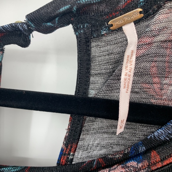 Free People medium blouse Dock Street ruffles - Picture 2 of 5